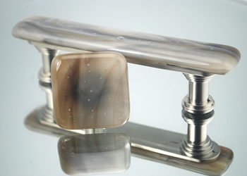 Driftwood Handmade Glass Cabinet Hardware glass knobs, glass pulls, cabinet hardware