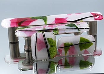 Petals Handmade Glass Cabinet Hardware  interior, design, home, decor, accessories, knobs, pulls