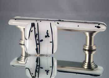 White Tie Handmade Glass Cabinet Hardware glass knobs, glass pulls, cabinet hardware