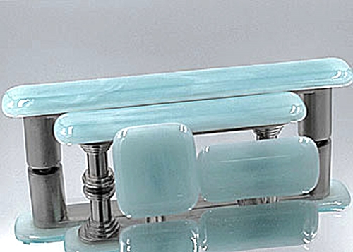 Aquamarine Handmade Glass Cabinet Hardware 