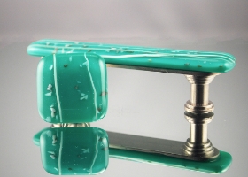 Jade Handmade Glass Cabinet Hardware 
