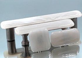 La Crema Handmade Glass Cabinet Hardware   interior, design, home, decor, accessories, cabinet, furniture, door, knobs, drawer, pulls, kitchen, bath