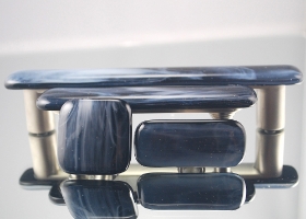 Night Clouds Handmade Glass Cabinet Hardware 