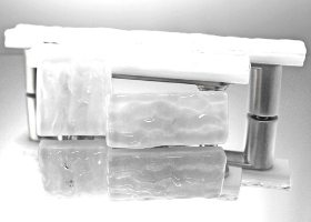 Pearl Handmade Glass Knob and Pull Cabinet Hardware glass knobs, glass pulls, cabinet hardware