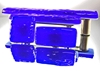 Sapphire Handmade Glass Knob and Pull Cabinet Hardware 