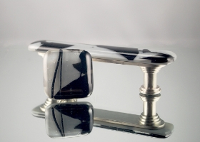 Shadows Handmade Glass Cabinet Hardware glass knobs, glass pulls, cabinet hardware, glass drawer pulls, shadows